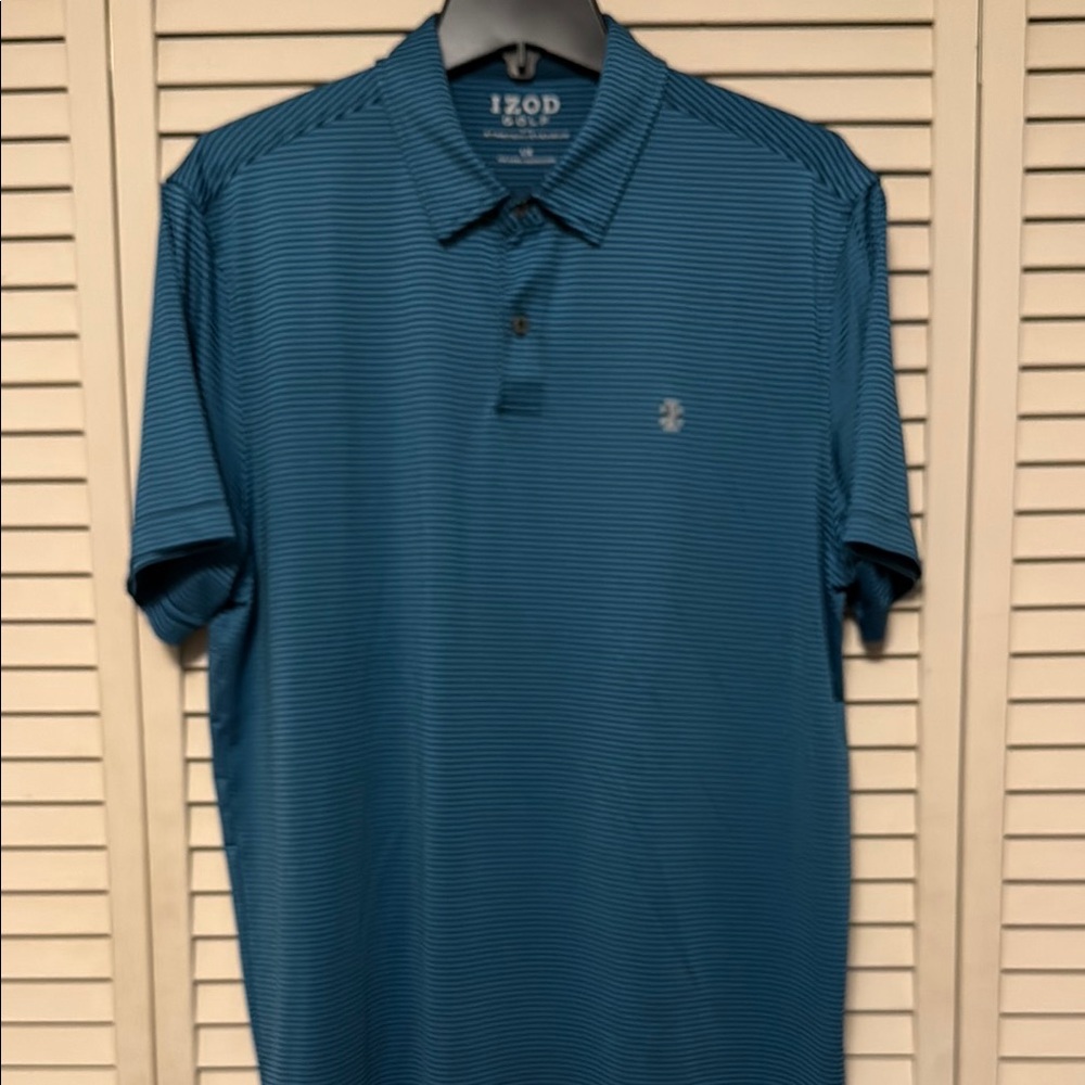 IZOD Golf Men's Blue Polo Shirt